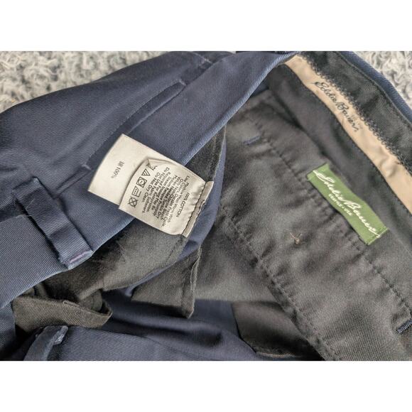 Eddie Bauer Pants Mens 38x33 Blue Normcore Chore Work Career Straight Casual - Picture 5 of 10